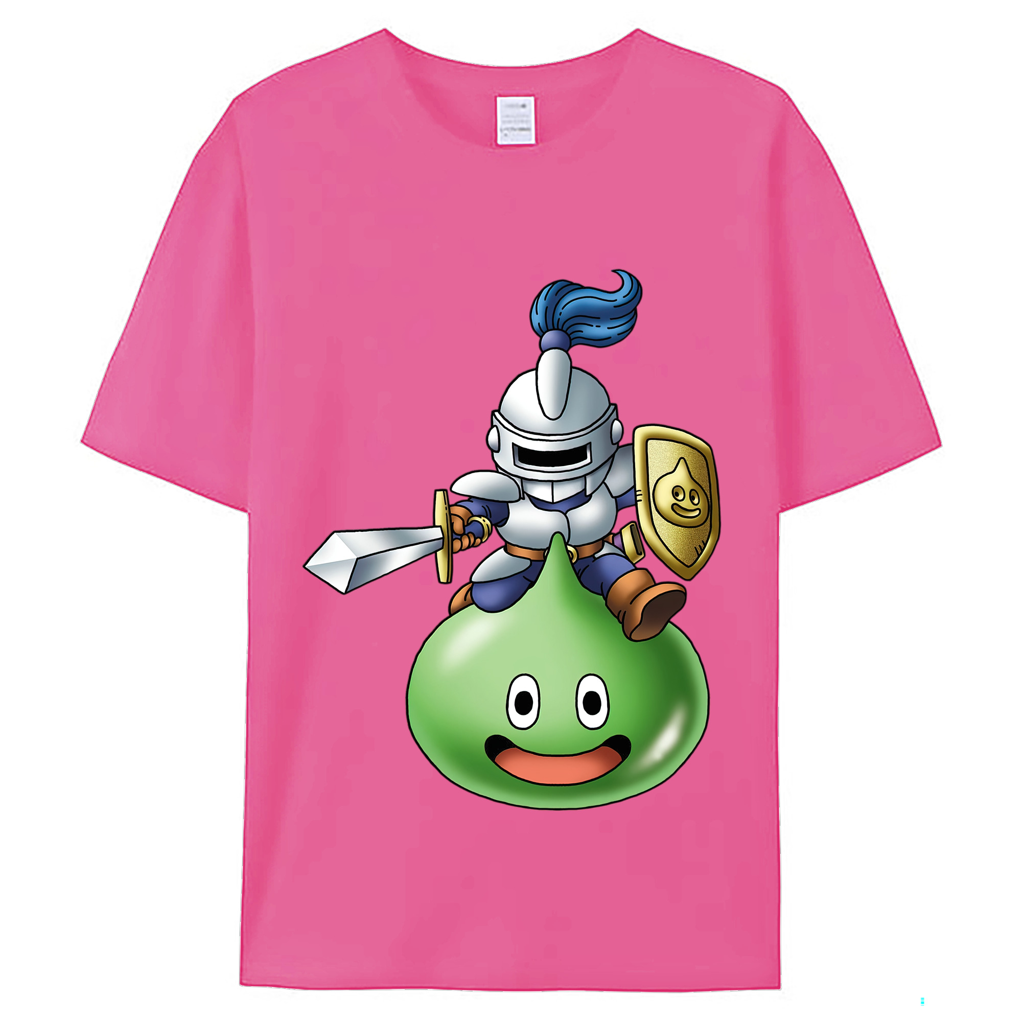 （画像用） ドラゴンクエスト Doragon Kuesuto Dragon Quest レディースカジュアルプリントTシャツ（綿100％）